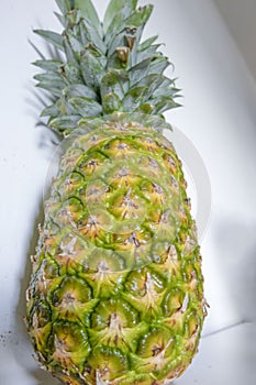 Pineapple on a white background photo